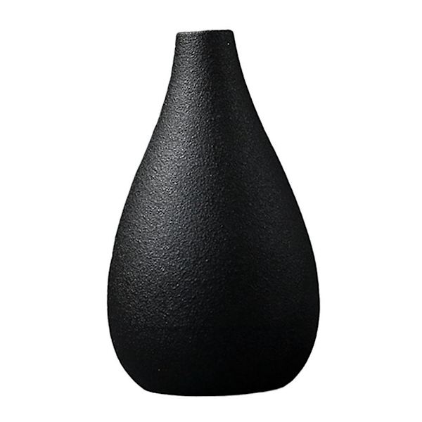 Minimalistisk Keramisk Blomstervase Skulptur Bordpynt Kontor Stue D