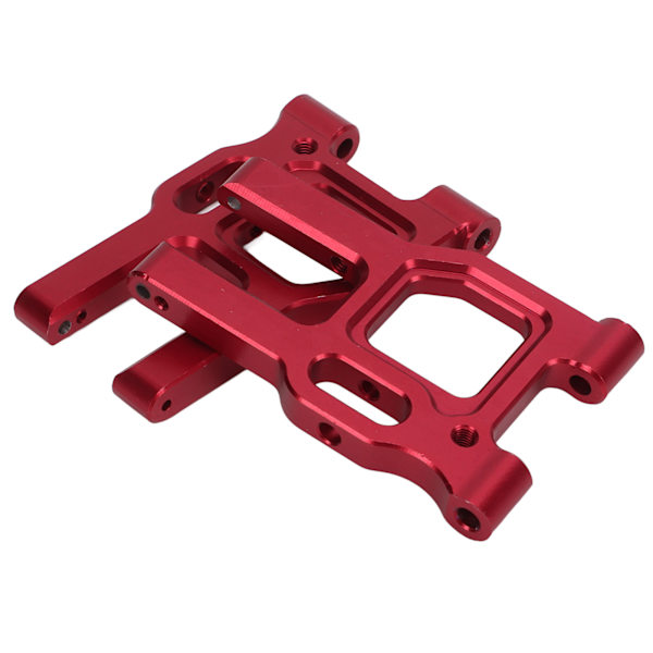 2 stk. forreste svingarme i aluminiumlegering til fjernstyrede biler, tilbehør til LC Racing PTG‑2 1/10 RC-bil, rød