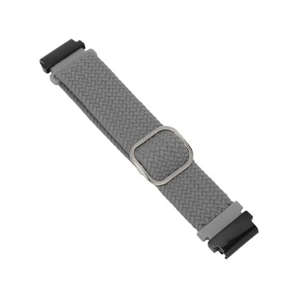 Klockarmband vävt nylon justerbart klockarmband för Garmin Fenix ​​7S 6S 5S grå