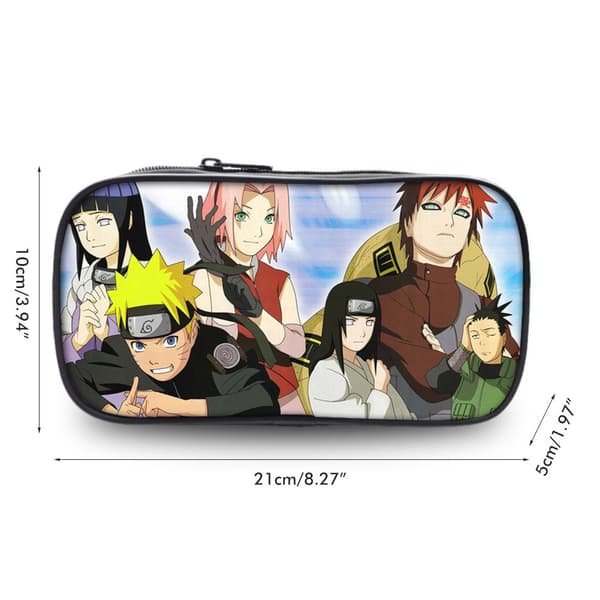 Tecknat Pennfodral Anime Skrivmaterial Förvaringsväska Skolmaterial för Barn