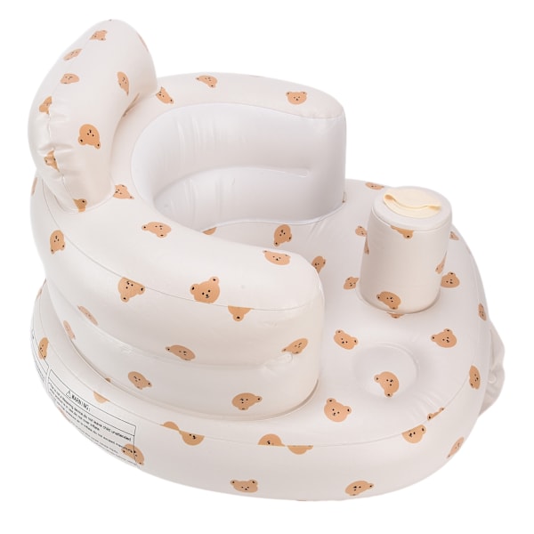Multifunksjonell baby PVC oppblåsbar ryggbeskyttelse bad sofa læring spise middag stol#3
