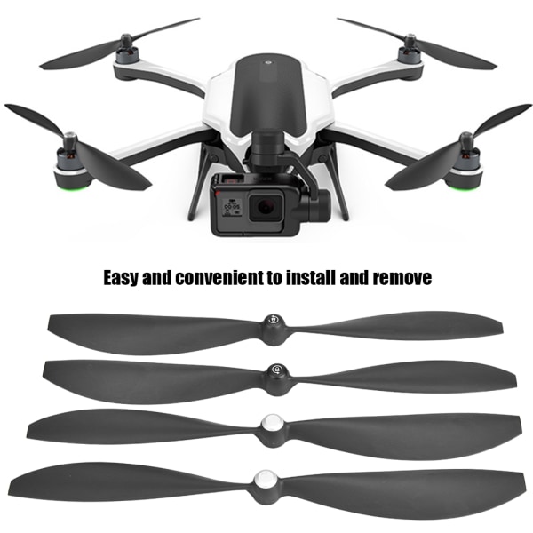 2 paria CW CCW ABS-vaihtoteräpotkuria GoPro Karma drone
