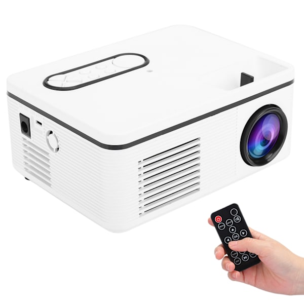 S361 Mini Hjemmebærbar LED-projektor 1080p HD for Desktop / DVD / Høytaler (US 100-240V)