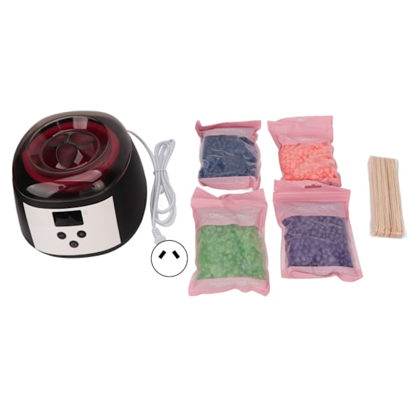 500cc Vaxvärmare Set 100W Hög Effekt Svart Vax Hårborttagning Värmare för Makeup 100‑240V AU-kontakt