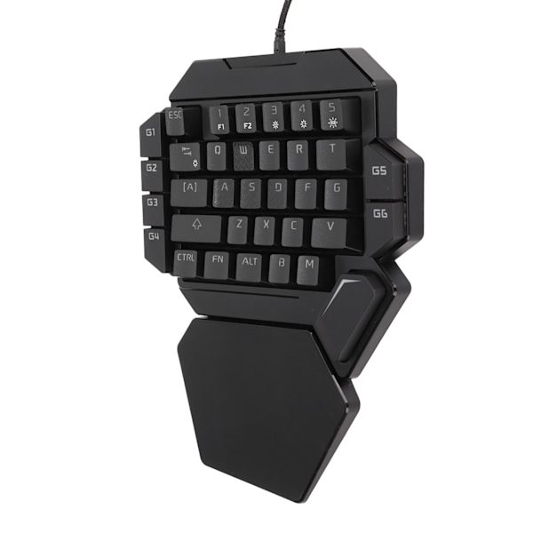 Enhands tangentbord med en hand 35 tangenter Noggrann känslig kontroll 6 programmerbara tangenter Ergonomisk design Halvt tangentbord