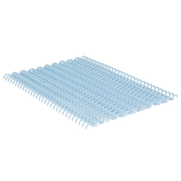 10 st bindande ryggar 30 hål 12 mm diameter DIY skärbar plast A4 trådbindande ryggar för skola kontor ljusblå
