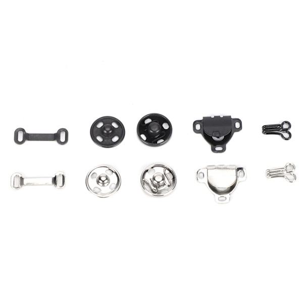 100 Par Trykknapper Messing Snap Fastener Slips Krog Installation Nitte Sy Tilbehør