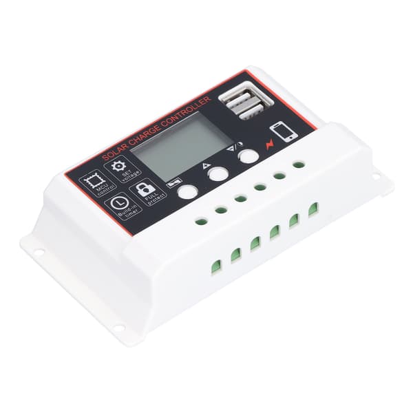 Batteri Solcellekontroller Litiumkontroller Enkel Beskyttelsesfunksjon Fotovoltaisk Kontroller 10A