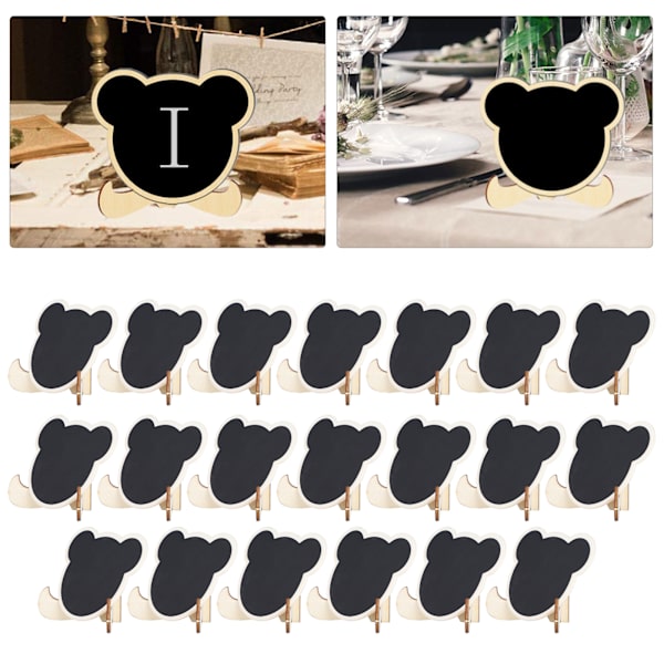 Tre mini tavleskilt - sett med 2 | Perfekt for bryllup, fester og dekorasjoner