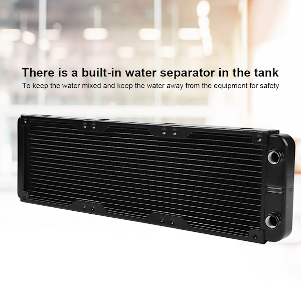120mm/360mm 18 rør gevind vandkøler radiator til PC computer vandkøling (360mm)