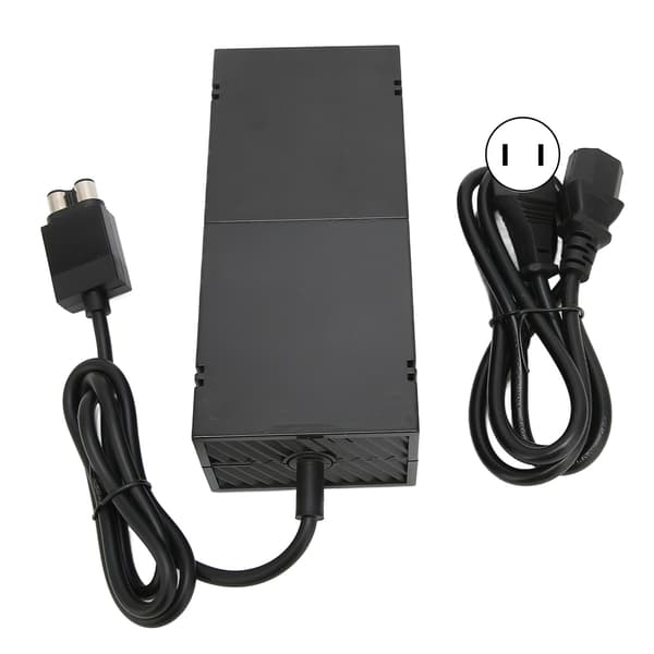 AC-adapter erstatningsstrømadapter kompatibel for Xbox One-konsoll 100-240V US-plugg