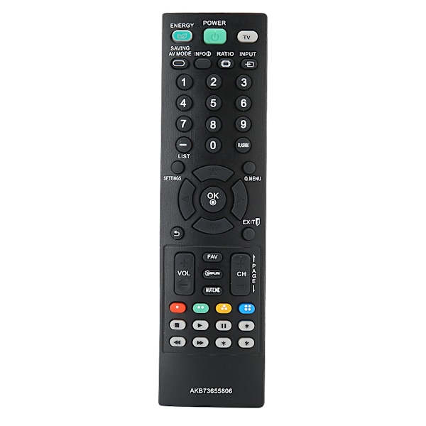 AKB73655806 ABS Sort TV-fjernbetjening reservedele til LG-fjernsyn AKB73655806