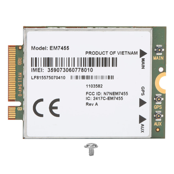 4G-modul EM7455 FDD‑LTE DW5811E Sierra Wireless Universal Edition NGFF M2