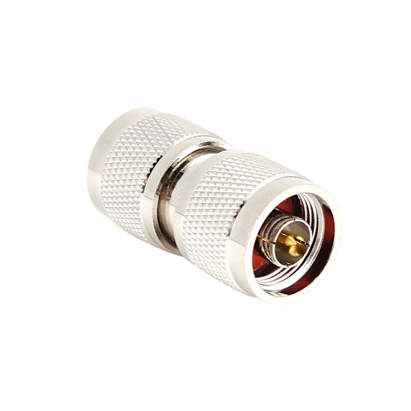 2st 50 ohm Mässing N Typ Hane till Hane Adapter Rak kontakt