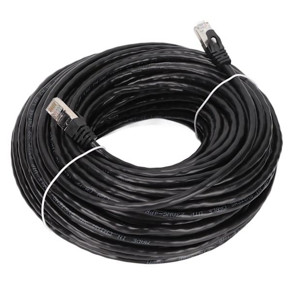 Cat 6 Ethernet-kaapeli EMI-suojaus Pieni paluuhäviö 10 Gbps nopea RJ 45 -liitin Internet-johto PC:lle 30 metriä