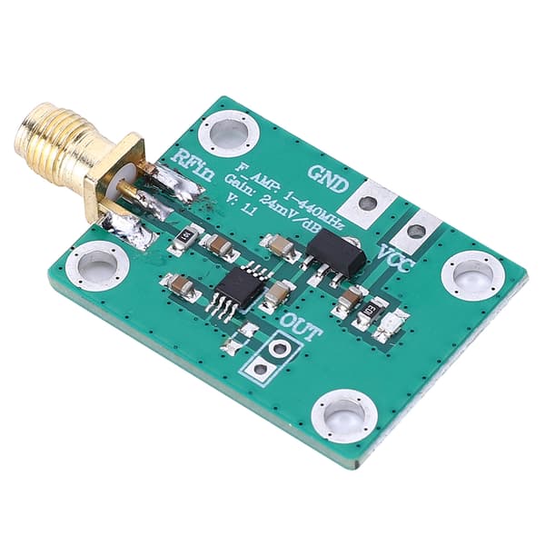 RF Logaritmisk Detektorkort AD8310 1‑440MHz Strømtester Måler Elektronisk Komponent