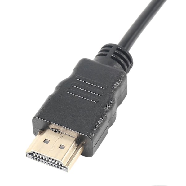 30cm Micro-HDMI Rätvinklig Hane till HDMI Hane (90 Grader) - Stöder 4k (Typ B)