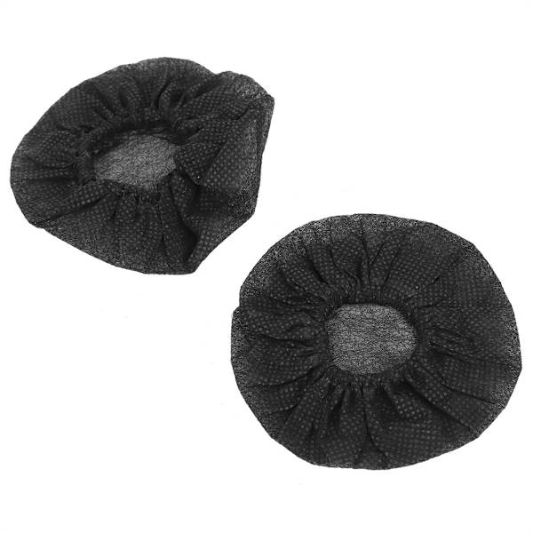 100 st engångsmikrofonöverdrag i non-woven-material, tillbehör för KTV-scenintervjuer (svart)