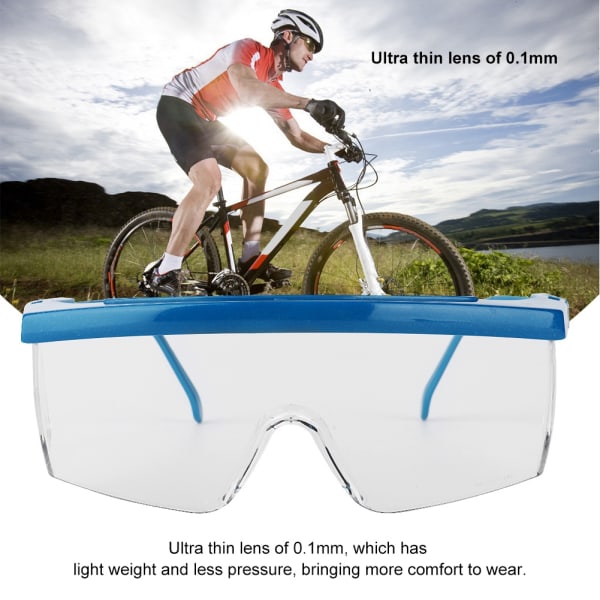 UV-vindtette beskyttelsesbriller Anti-impact Safety Work-briller for ridelab-industrien