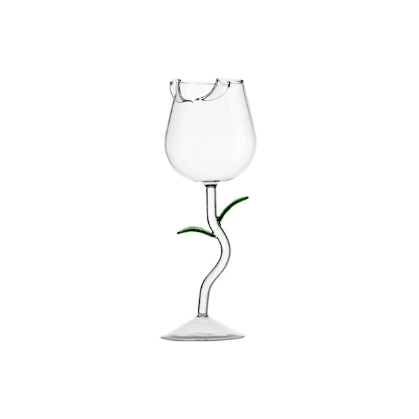Elegantti Rose-viinilasit Juhliin, Hääihin ja Ystävänpäivään - Kestävä ja Luova Läpinäkyvä Juomalasi (150ml) 150ml Vihreä
