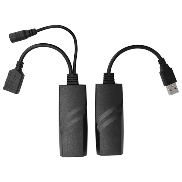 Netværksforlængerkabel USB2.0 til RJ45 Adapter Konverter Extender CAT5E / CAT6 100-240VUS Stik