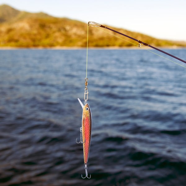 11CM Plast 3D Fish Eye Minnow Naturlignende kunstig hård agn Fiskelokker Tackle tilbehør 5# 11CM