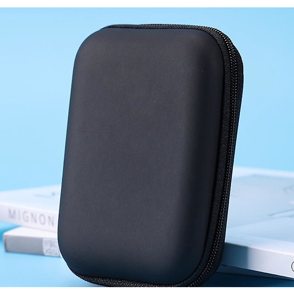 Helt ny Mini Square EVA Bluetooth-kompatibel hörlurskabel förvaringsbox