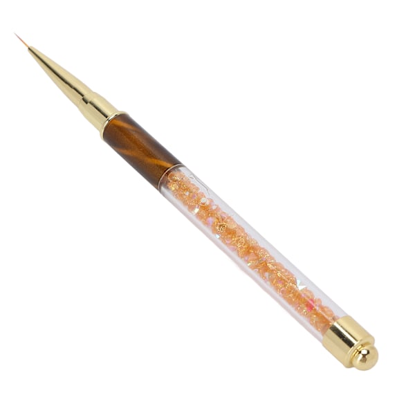 Manikyr Liner Pen Nagelsmycke Plockare Prickpenna Nagelkonst DIY Dekorationsverktyg för Hushåll Nagelsalong Orange (Dragtråd)