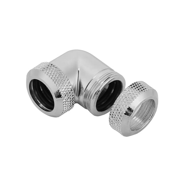 14mm OD DIY Twist 90 Graders Vinkel Dobbelt Hård Rørforbindelse Vand Væske Køling