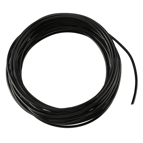 5 meter / rulle 2 mm rund oxidation aluminiumtråd DIY tilbehør til smykkefremstilling (sort)