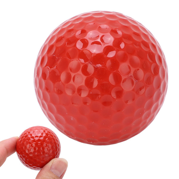 2-kerroksinen golf kelluva pallo kelluva vesirata ulkourheilugolfharjoituspallot punaiset