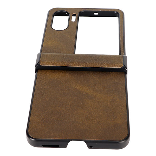 Etui til Oppo Find N2 Flip i syntetisk læder, ultra tyndt, stødsikkert telefonbeskyttende cover til Oppo Find N2 Flip Camouflage Green
