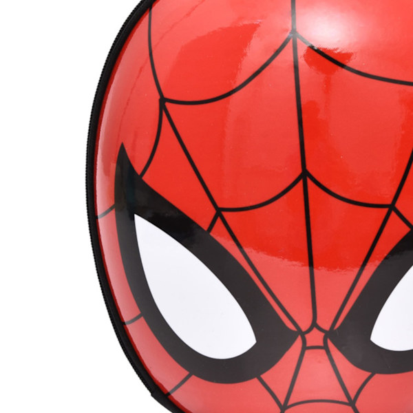 Barnehage Ryggsekk med Tegneseriemotiv, Hardt Skall, Tykke og Brede Stropper, Søt Ryggsekk for Barn, Spider-Man, Svart