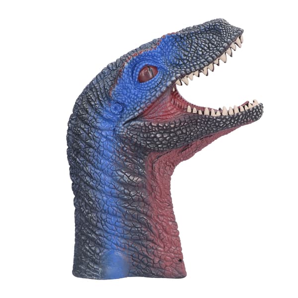 Dinosaur Hånddukke Ikke-giftig Blød Gummi Interaktiv Dinosaurdukke Legetøj til Børn