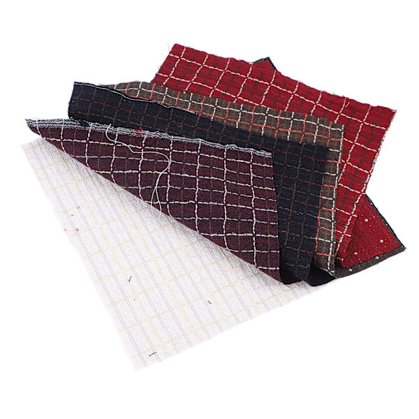 5 kpl puuvillainen tikkauskangas Jacquard-kuvio, halkaisija 7,9 tuumaa Pehmeä hengittävä tilkkukangas ompeluun askarteluun