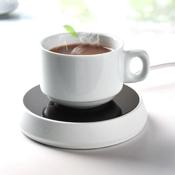 Elektrisk koppvarmerpute Skrivebordskopppute Varmer for kaffe te melk EU-plugg 220V