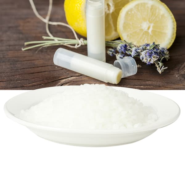 Naturlig hvid bivoks DIY læbestift læbepomade kosmetikmateriale lugtfri bivoks (100g)