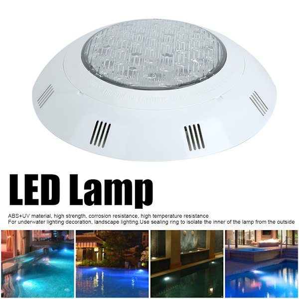 18W 12V Vægmonteret LED Vandtæt Akvarium Springvand Dam Pool Undervand Landskab Lys Lampe