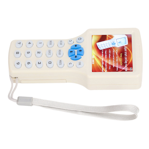 NFC-kortkopierare IC-kortläsare ID-nyckelskrivare 10 frekvens 2,8-tums display för 125 kHz 250 kHz