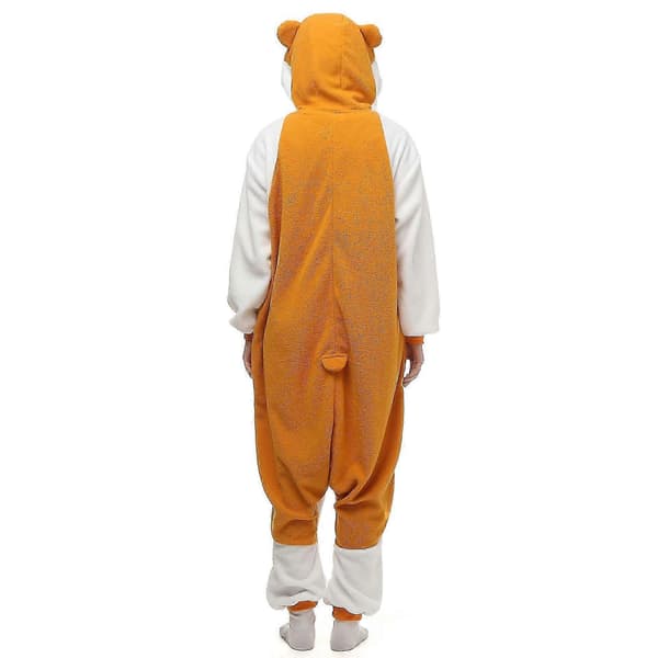 Hamsterkostume Dyreheldragt Pyjamas Halloween Karneval One-piece Kigurumi Til Mænd Kvinder S