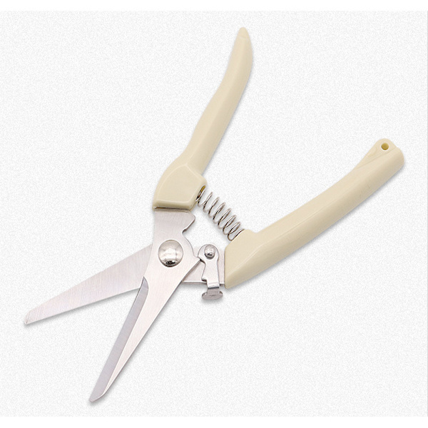 Havesaks Rustfrit stål Høj hårdhed Elastisk fjederindsats Besparelse Sikker lås Høj skarphed Havesaks Lige straight head