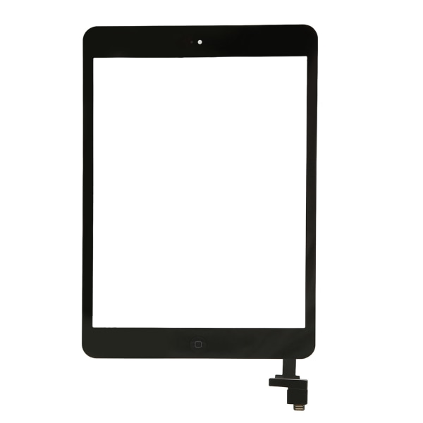 Tablet Digitizer Skærm Udskiftning af hærdet glas Kapacitiv berøringsskærm med IC Chip Hjem-knap til IOS Mini 1 2