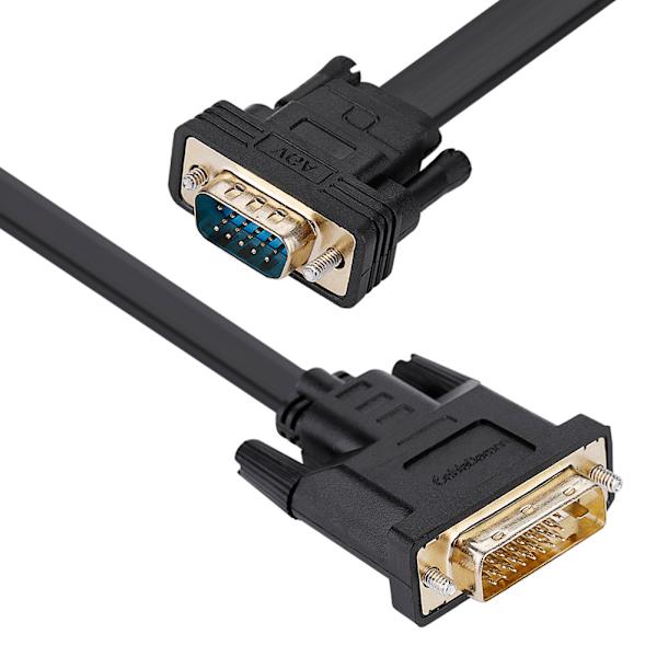 CableDeconn 1080P DVI 24+1 Hane Till VGA Hane Adapter Converter Kabel
