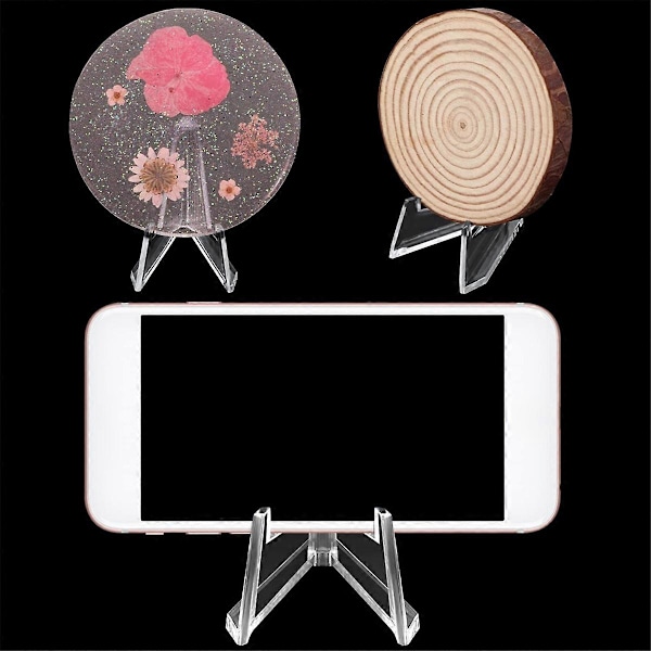 Mini Akryl Staffeli Display Stand, 36 pakker