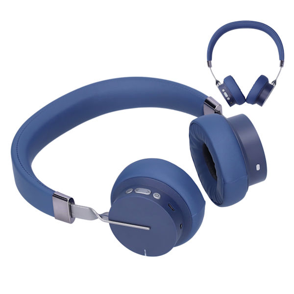 Bluetooth-hodetelefoner med støyreduksjon, trådløst musikkheadset for dataspill, for kvinner