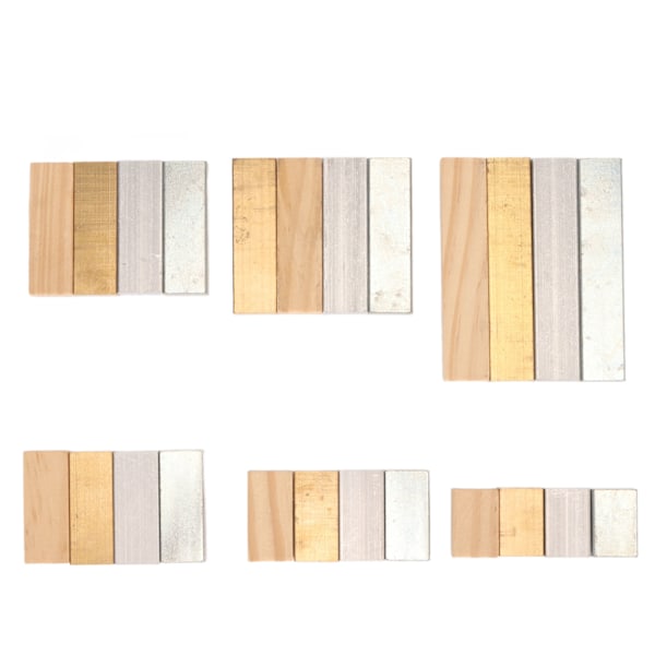 24st Scientific Density Cubes Set Koppar Aluminium Järn Trä Finpolering Densitet Block Set för Laboratory School