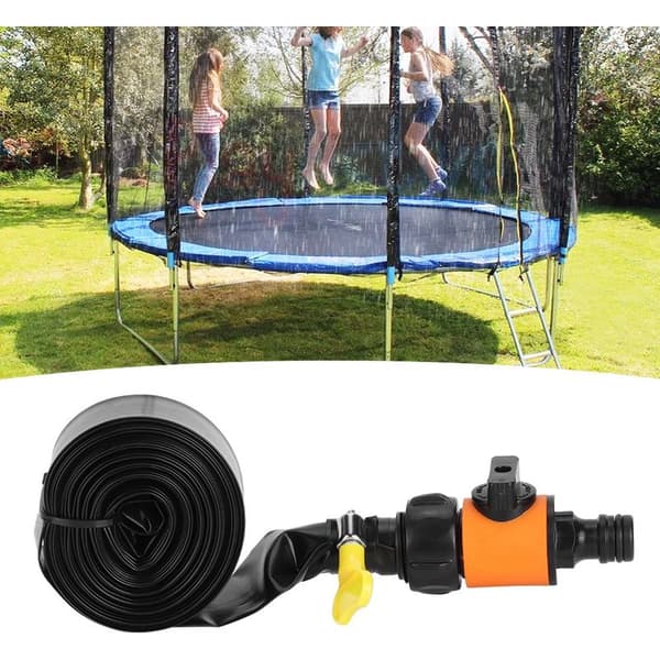 Trampolinslang, trädgårdskylningsverktyg, barnens sommarvattenleksak, 8 m