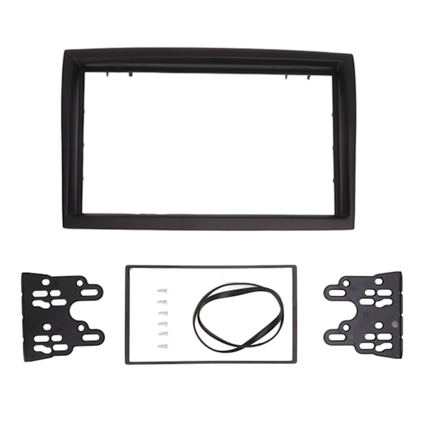 2 Din bilradio fascia radio fascia panel ramme sort udskiftning til Citroen Jumper 2006+