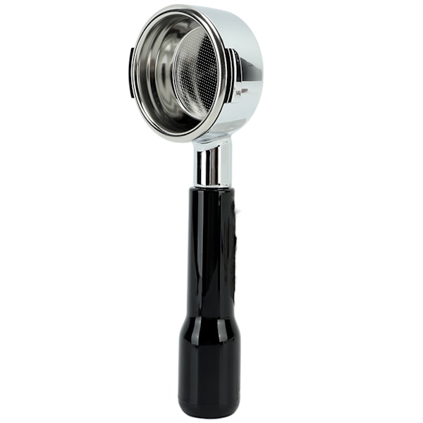 Kahvinkeitin Portafilter 58 mm E61 Yhden kerroksen suodatin Pohjaton Kädessä pidettävä Portafilter Kotikahvilaan C2 Muovi Musta
