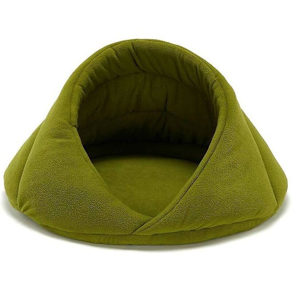 Komfortabel Kattehule Seng Varm Fleece Katte Sovepose Hule Og Halvt Dekkede Kjæledyrputer Katte Seng Kurv
